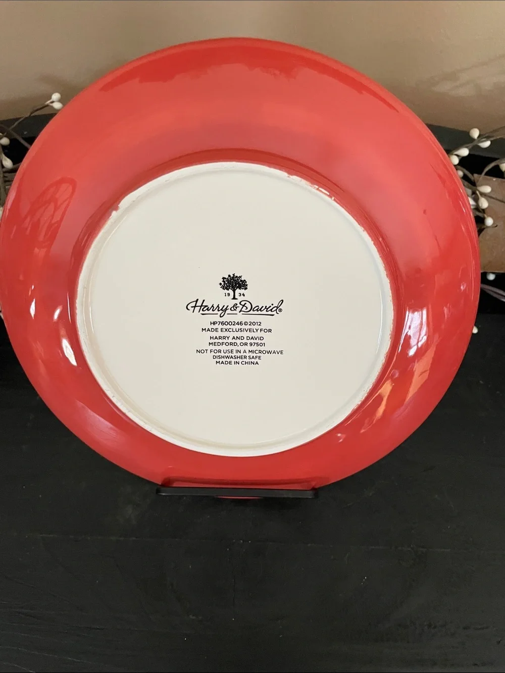 Harry & David Lovebirds Appetizer Plate - 8”